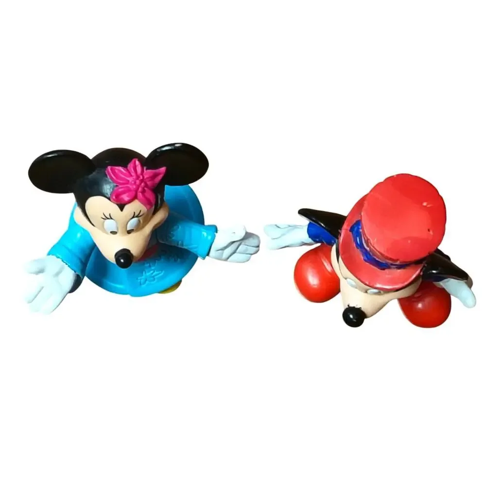 Disney Minnie Mouse & Mickey Set Epcot Center Toy Vintage Action Figure